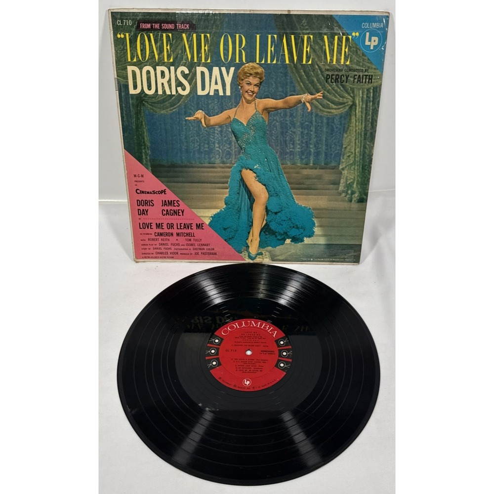Doris Day Vinyl Record Love Me Or Leave Me Soundtrack 12" LP CL710 Columbia 1955